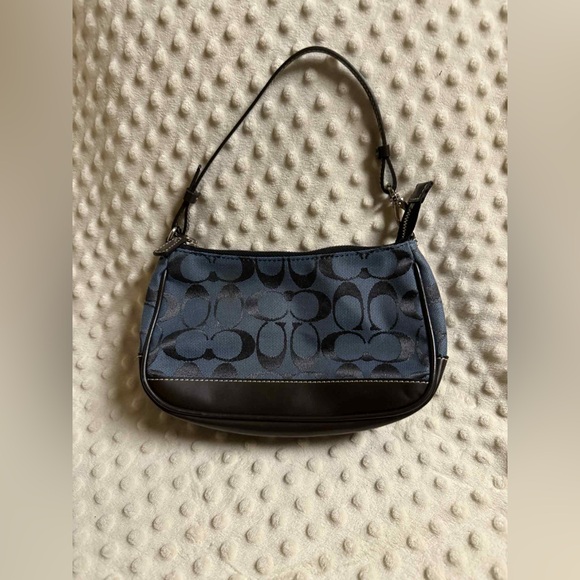 Stylish Black and Blue  Coach Women's Bag - Picture 1 of 10